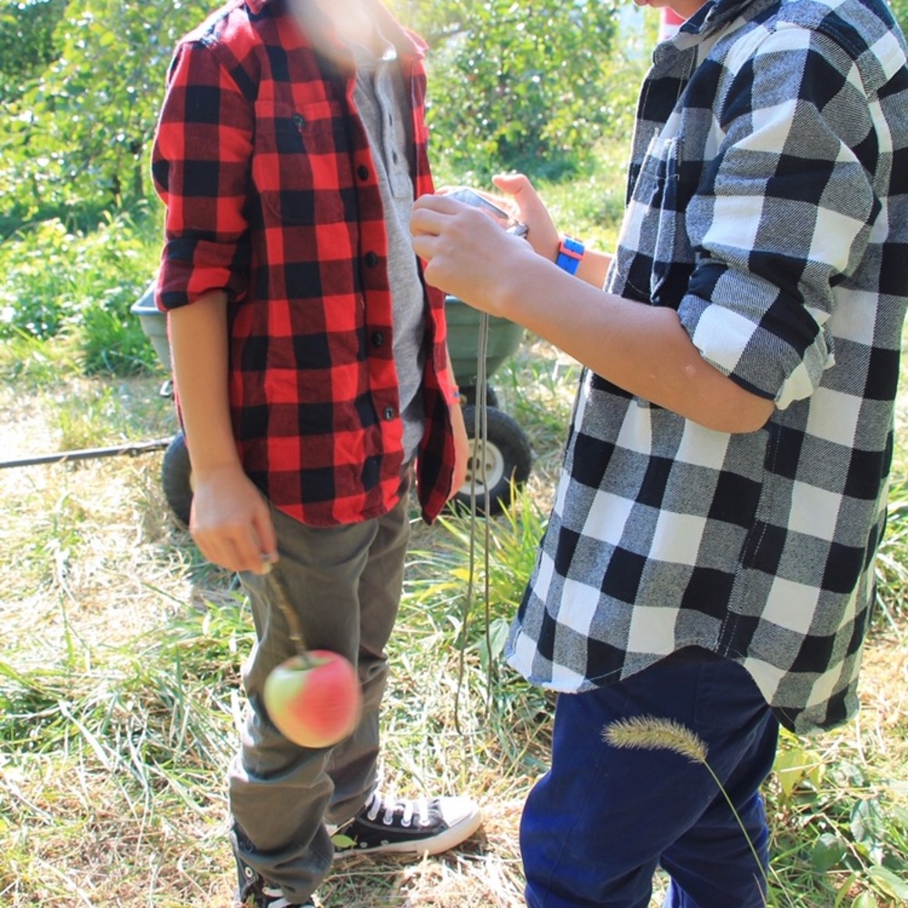 Bundle of two Gap Kids Plaid Flannel Shirts